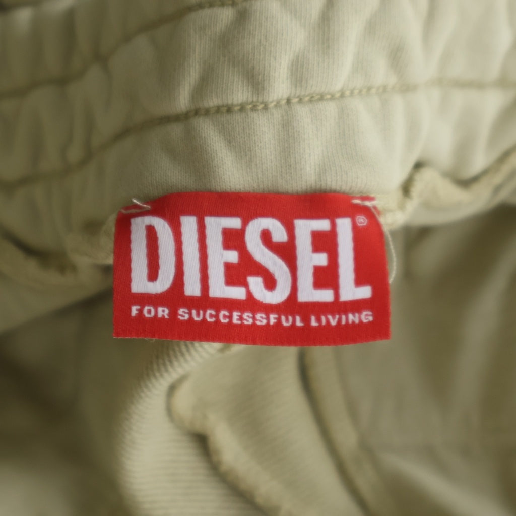 DIESEL(ディーゼル) P-TARY-IND ロゴプリント スウェットパンツ ベージュ A03747