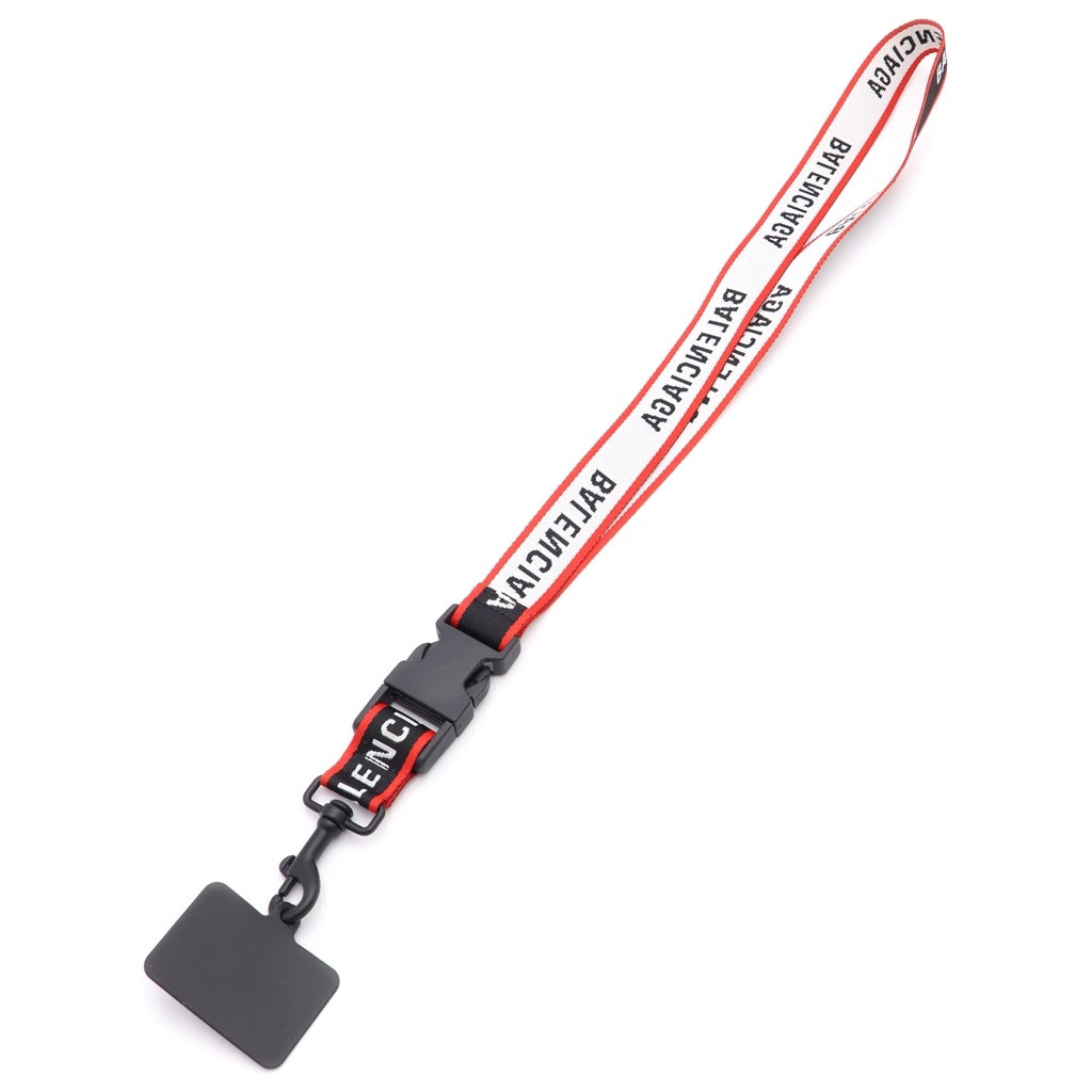 未使用　バレンシアガ　エクスプローラー アーム フォンホルダー レッド BALENCIAGA(バレンシアガ) スマホホルダー フォンホルダー ストラップ