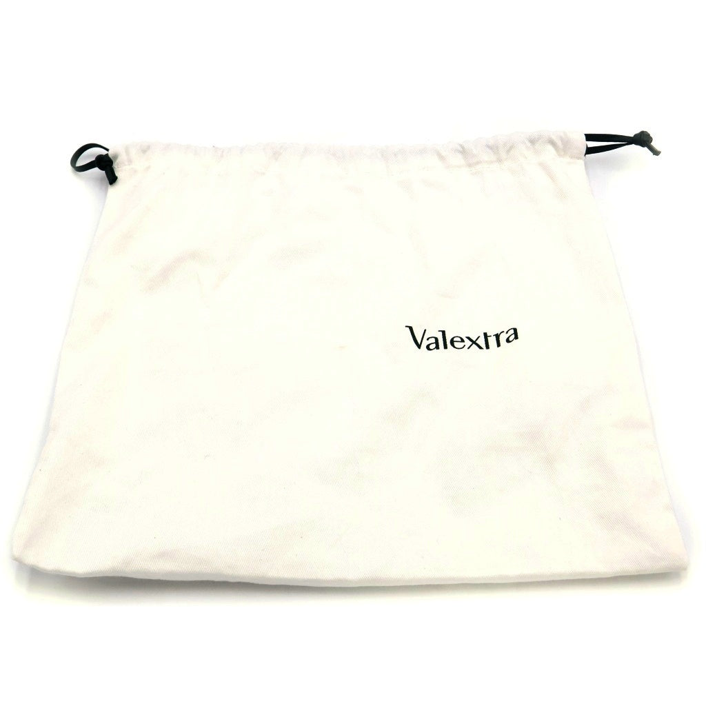 Valextra(ヴァレクストラ) ノーロ スモール レザー ショルダーバッグ ゴールド金具 グレー レディース