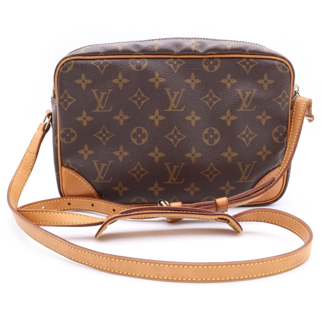 LOUIS VUITTON(ルイヴィトン) モノグラム トロカデロ30 ショルダーバッグ ブラウン PVC×レザー M51272 ゴールド金具 レディース