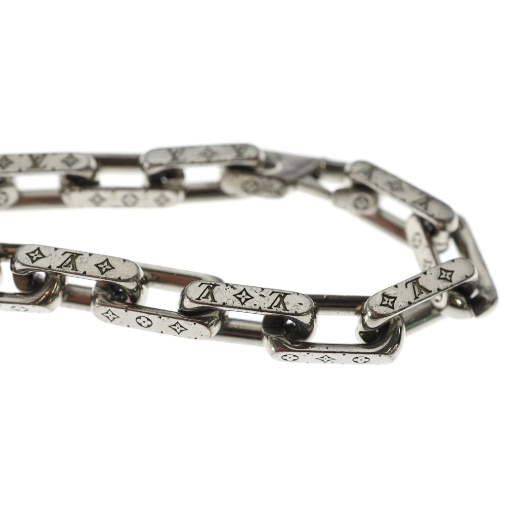 LOUIS VUITTON(ルイヴィトン) モノグラム チェーン ブレスレット シルバー M64223 US1220