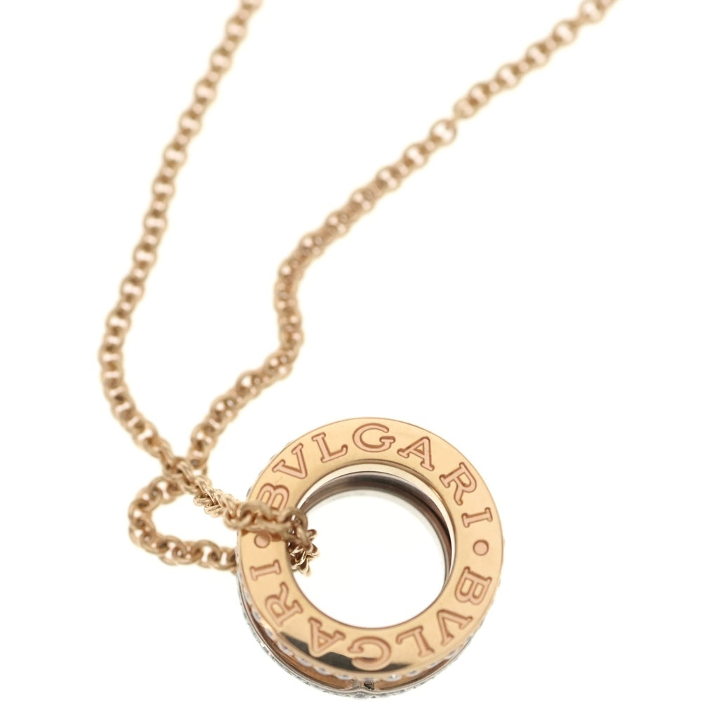 BVLGARI(ブルガリ) B-ZERO1 ビーゼロワン パーフェクトミステイクネックレス ダイヤモンド PG/WG ピンクゴールド/ホワイトゴールド レディース
