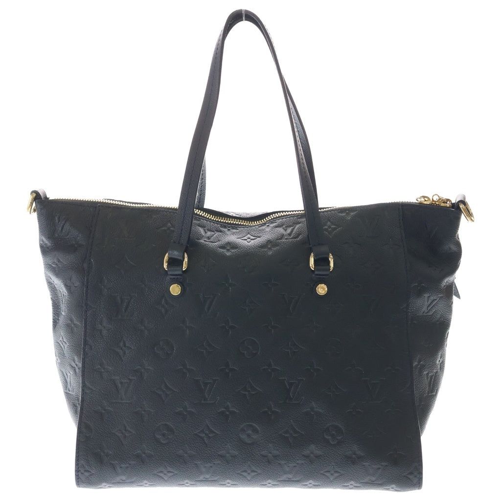 LOUIS VUITTON(ルイヴィトン) モノグラム アンプラント スカイライン トラベル レザー 2WAY ハンド ショルダーバッグ ゴールド金具 ブラック M28512 レディース