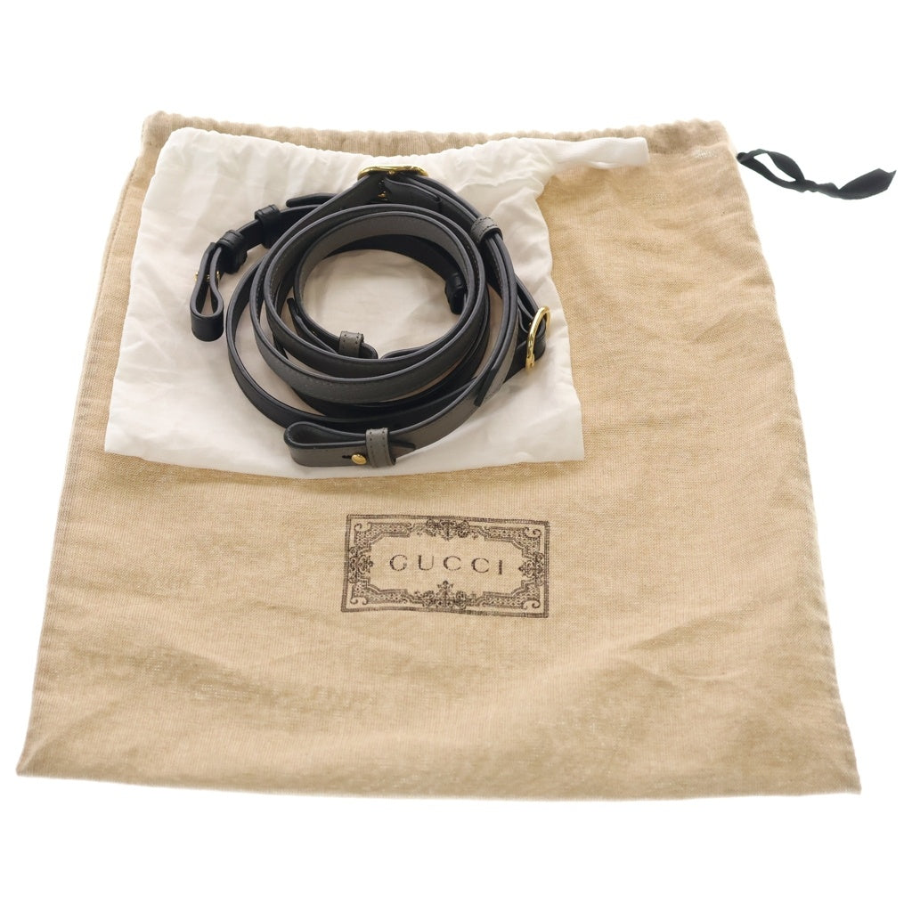 GUCCI(グッチ) ダイアナ スモール バンブー レザー ショルダーバッグ 2WAY ハンド ショルダー バッグ ブラック 746251 レディース