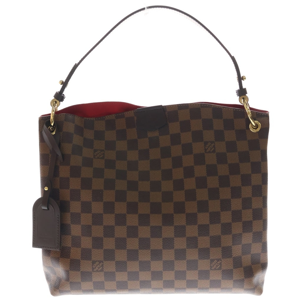 LOUIS VUITTON(ルイヴィトン) ダミエ グレースフルPM PVC レザー ショルダーバッグ ブラウン N44044 レディース