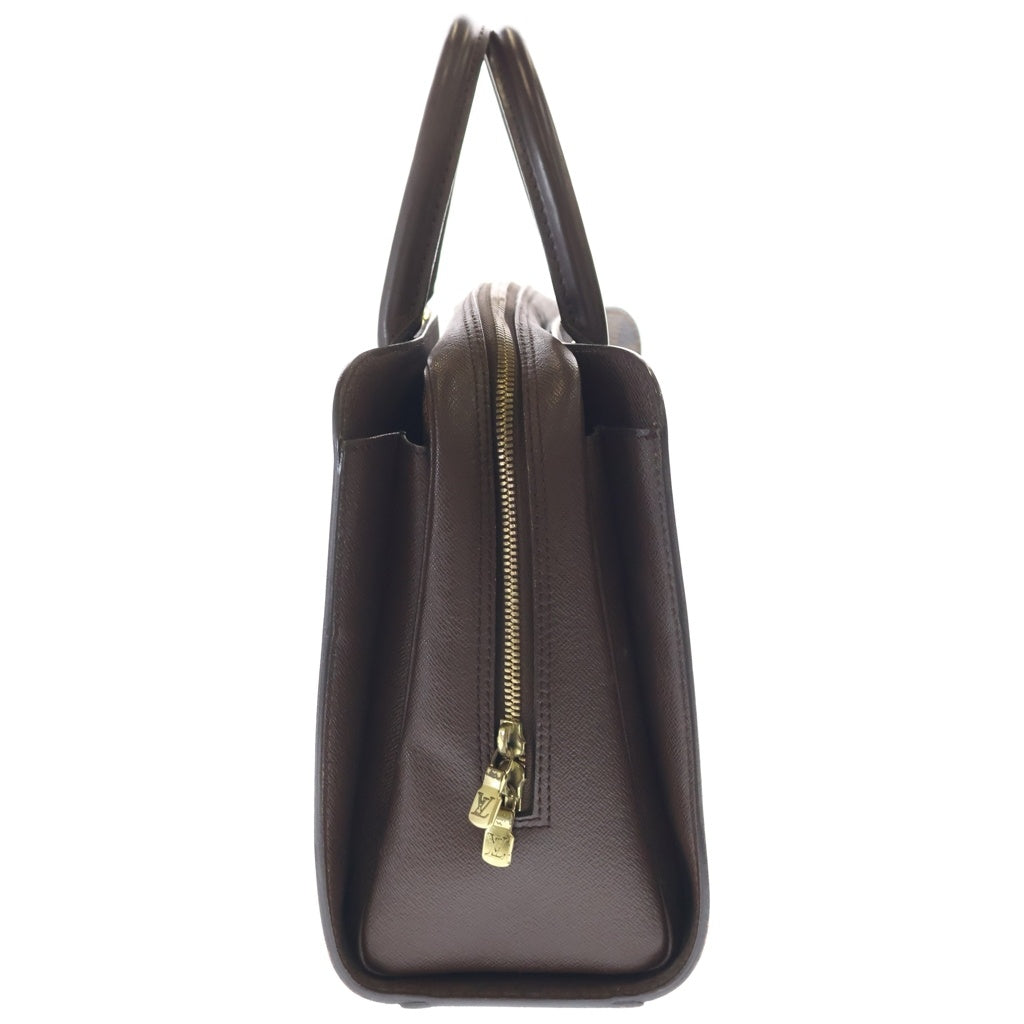 LOUIS VUITTON(ルイヴィトン) ダミエ トリアナ PVC レザー ハンドバッグ ブラウン N51155