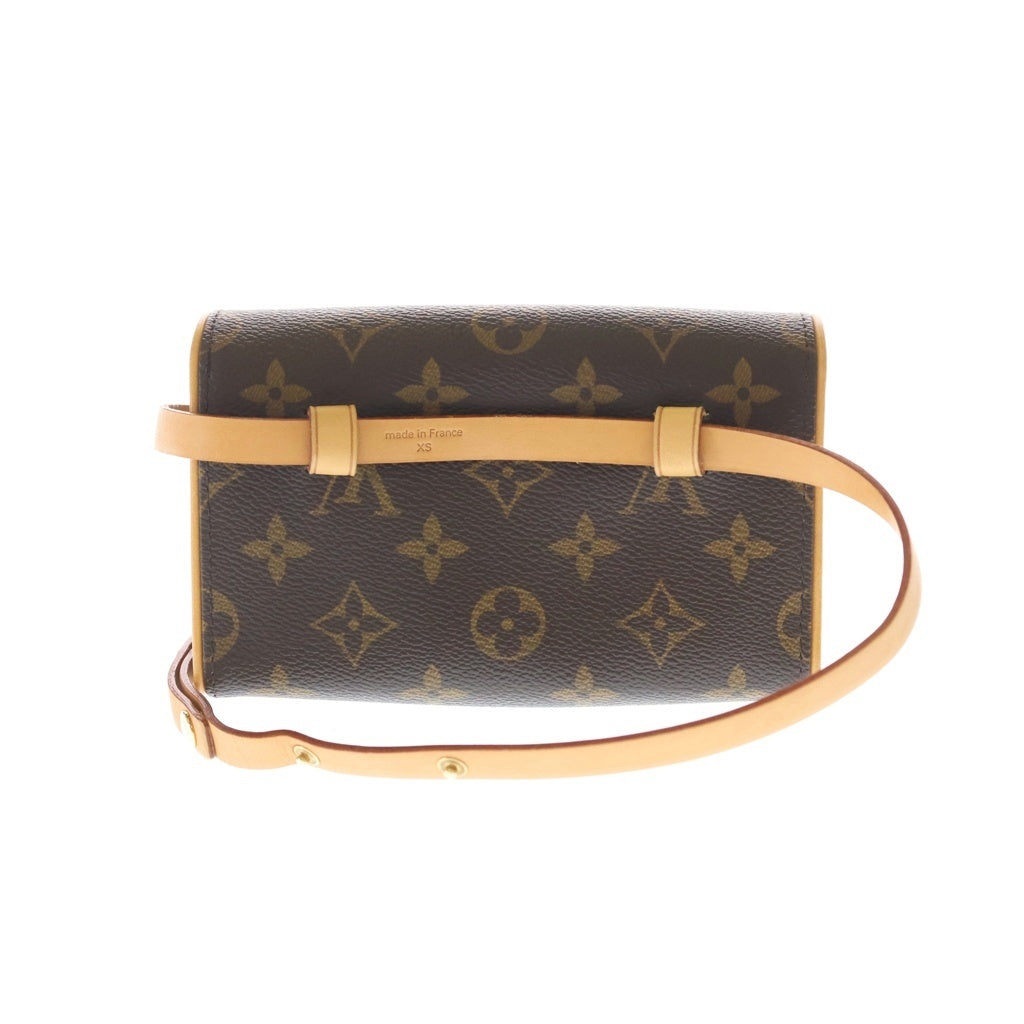 LOUIS VUITTON(ルイヴィトン) モノグラム ポシェットフロランティーヌ ウエストバッグ ショルダーバッグ ブラウン PVC×レザー M51855 ゴールド金具 レディース