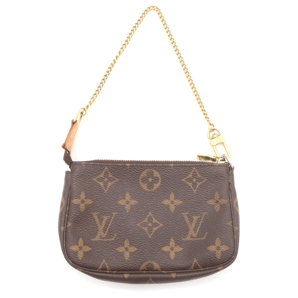 LOUIS VUITTON(ルイヴィトン) モノグラム ミニポシェット・アクセソワール PVC レザー ポーチ M58009 ブラウン レディース