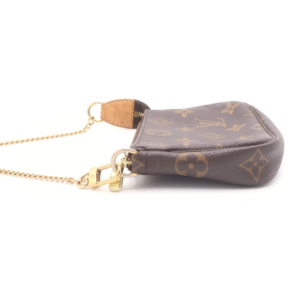 LOUIS VUITTON(ルイヴィトン) モノグラム ミニポシェット・アクセソワール PVC レザー ポーチ M58009 ブラウン レディース