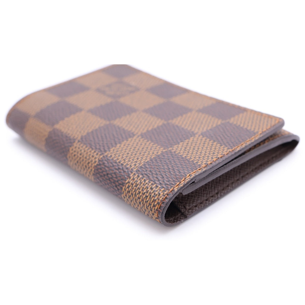 LOUIS VUITTON(ルイヴィトン) ダミエ アンヴェロップ カルト ドゥ ヴィジット PVC レザー 名刺入れ カードケース ブラウン N62920 レディース