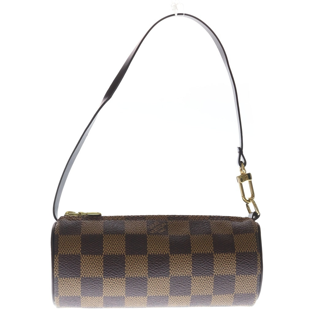 LOUIS VUITTON(ルイヴィトン) ダミエ エベヌ パピヨン30 PVC レザー 付属ポーチ N51303 ブラウン レディース