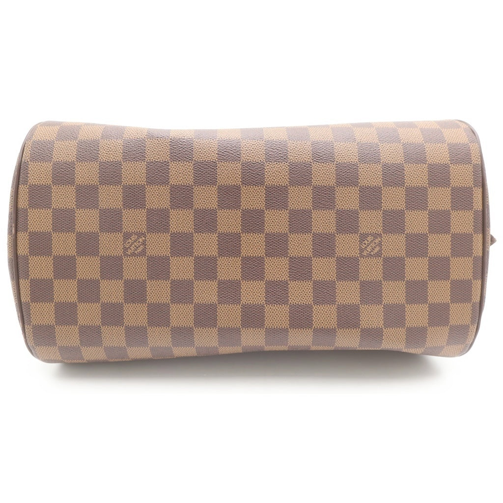 LOUIS VUITTON(ルイヴィトン) ダミエ リベラMM ハンドバッグ ブラウン PVC×レザー N41434 ゴールド金具 レディース
