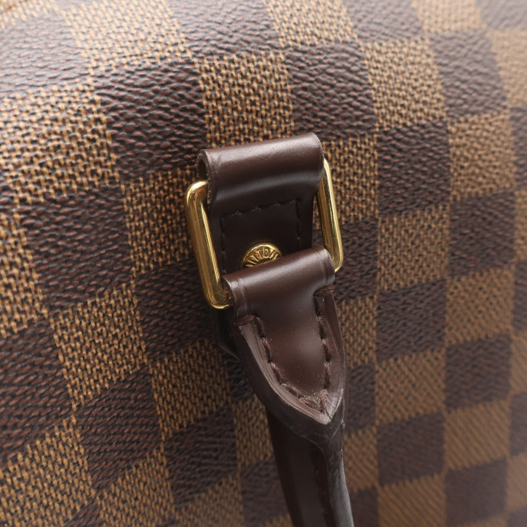 LOUIS VUITTON(ルイヴィトン) ダミエ リベラMM ハンドバッグ ブラウン PVC×レザー N41434 ゴールド金具 レディース