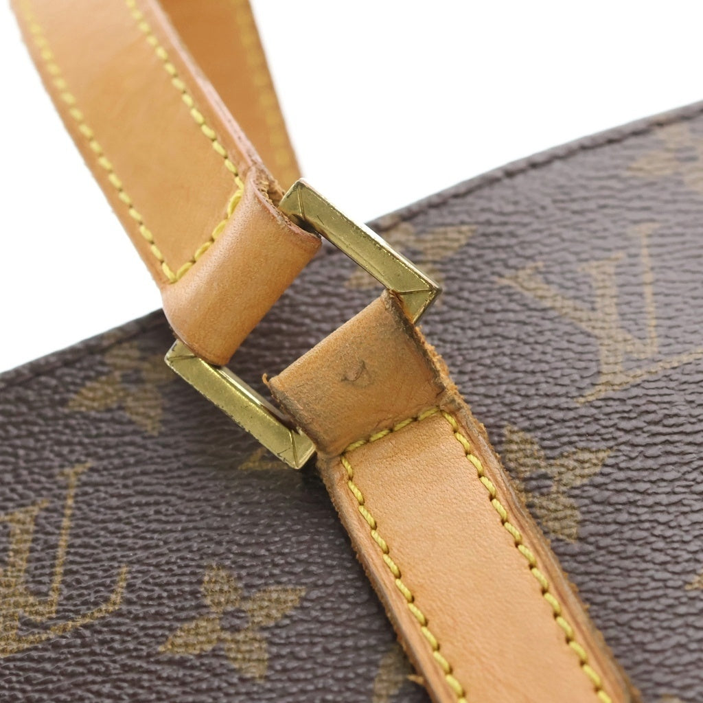 LOUIS VUITTON(ルイヴィトン) モノグラム ルコ トートバッグ ハンドバッグ ブラウン レザー×PVC M51155 ゴールド金具 レディース