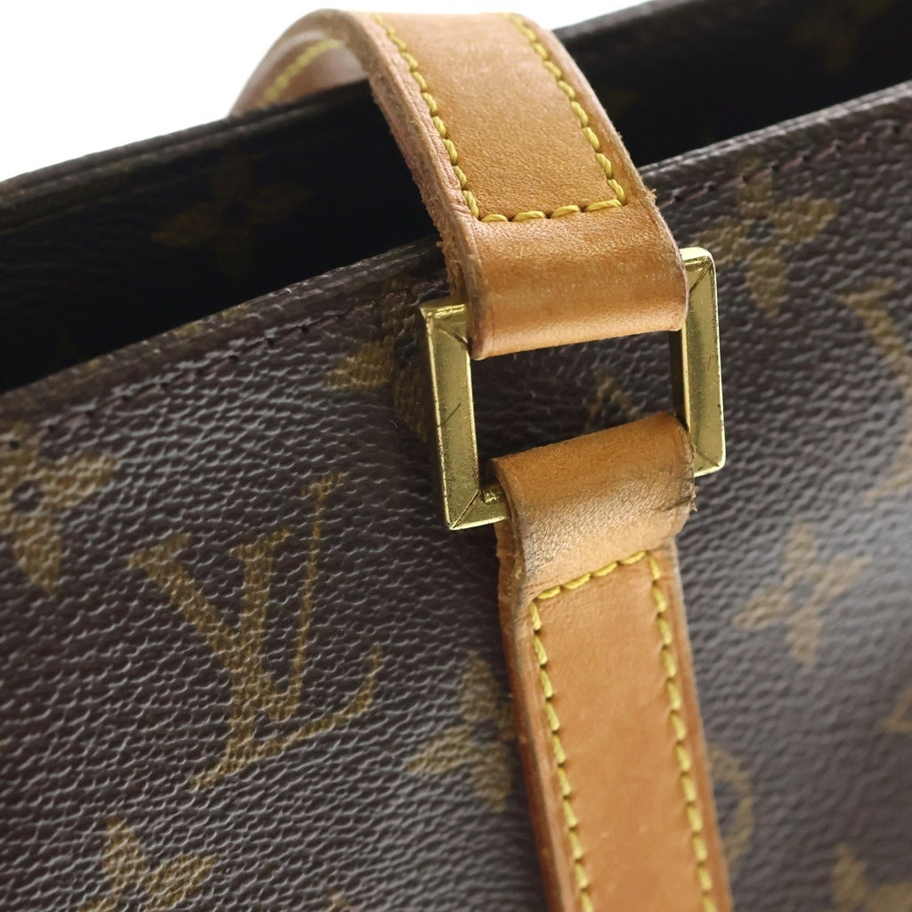 LOUIS VUITTON(ルイヴィトン) モノグラム ルコ トートバッグ ハンドバッグ ブラウン レザー×PVC M51155 ゴールド金具 レディース