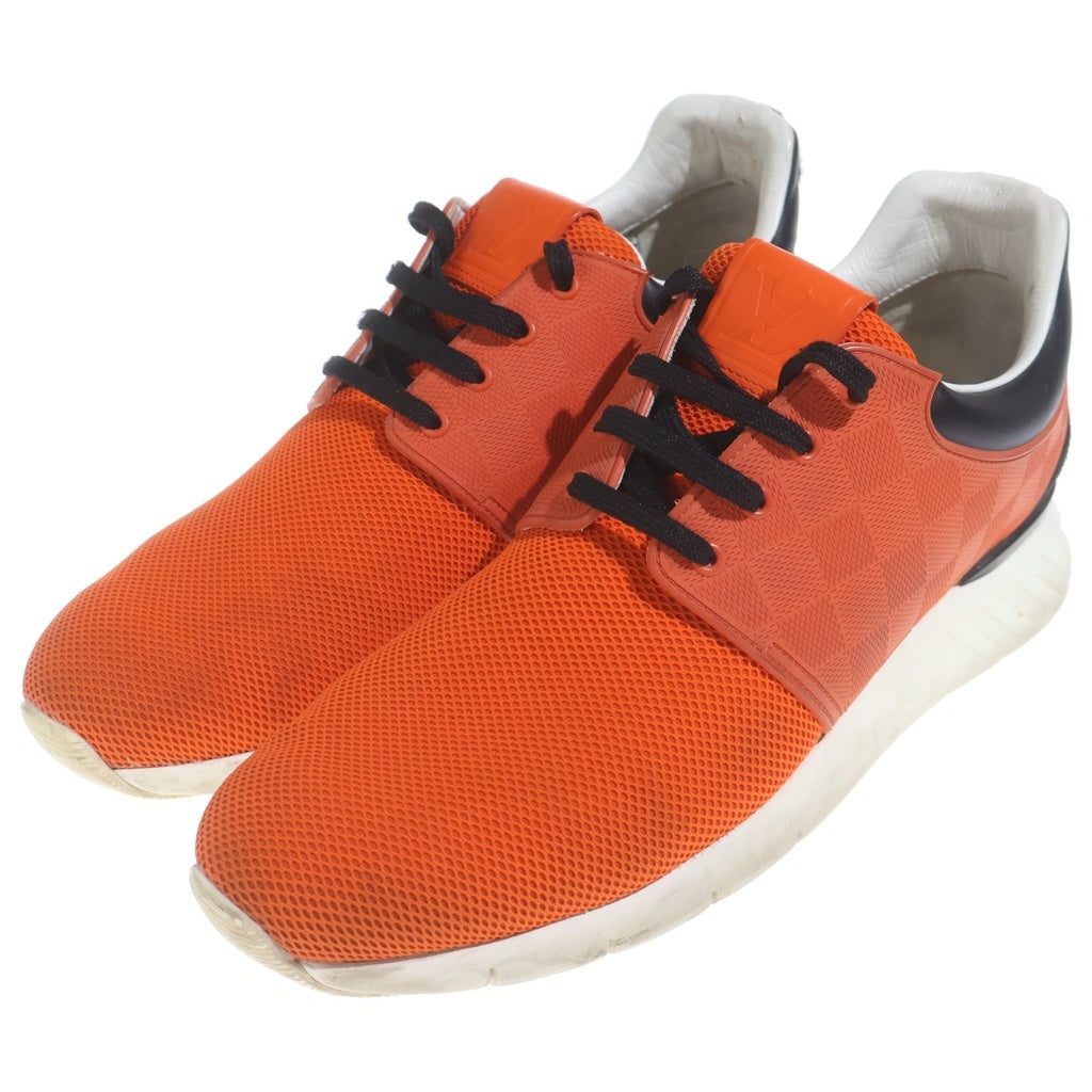 LOUIS VUITTON(ルイヴィトン) ダミエ ローカットスニーカー ランニング シューズ メッシュ オレンジ GO1116