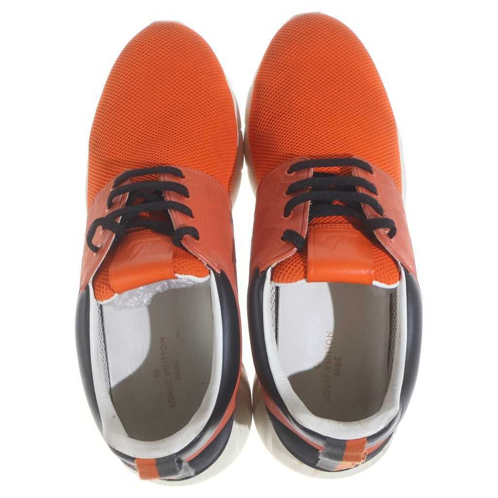 LOUIS VUITTON(ルイヴィトン) ダミエ ローカットスニーカー ランニング シューズ メッシュ オレンジ GO1116
