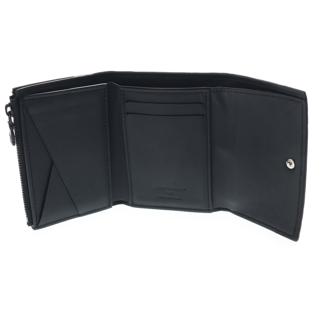 LOUIS VUITTON(ルイヴィトン) モノグラム シャドウ ヴィクター ウォレット レザー 三つ折り財布 コンパクトウォレット M12635 ノワール ブラック レディース
