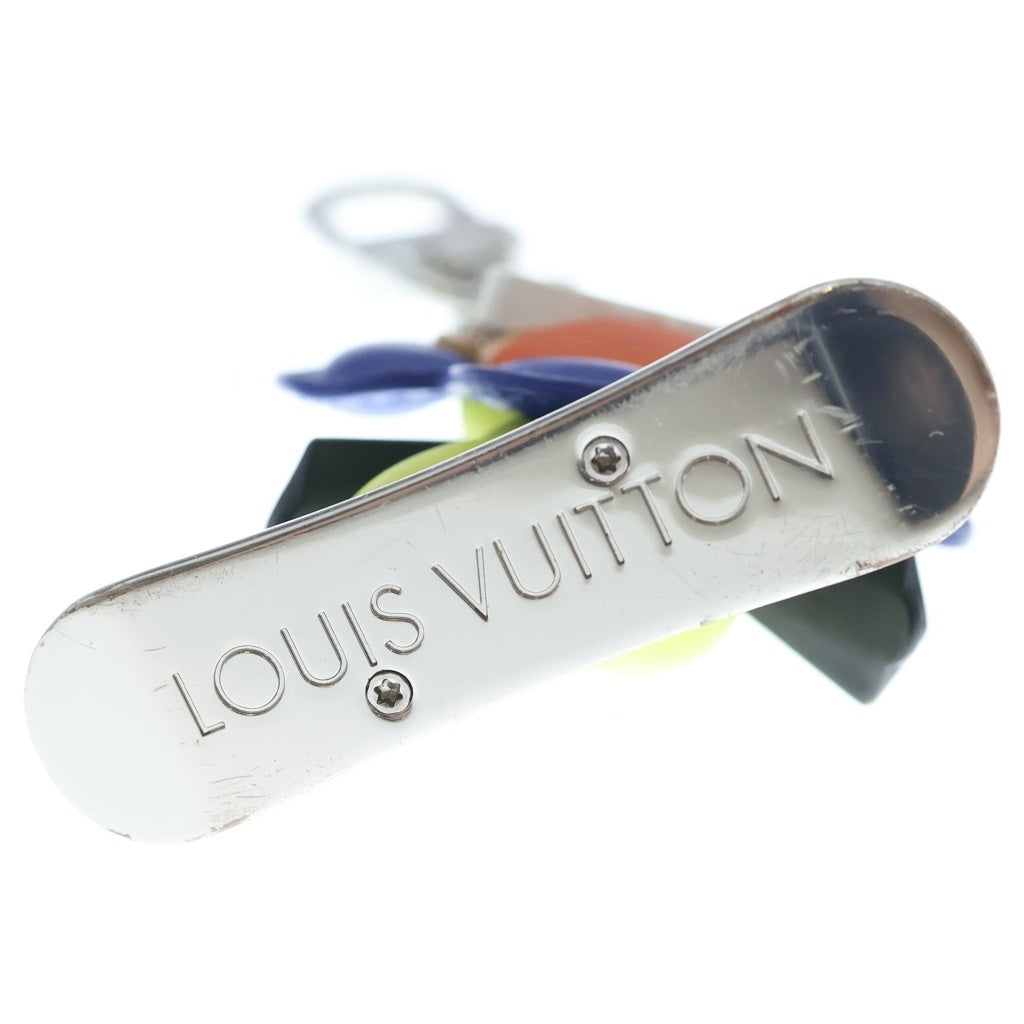 LOUIS VUITTON(ルイヴィトン) ビジュー サック・スノーボード ヴィヴィエンヌ バッグチャーム キーホルダー M00965 シルバー/ブルー/マルチカラー