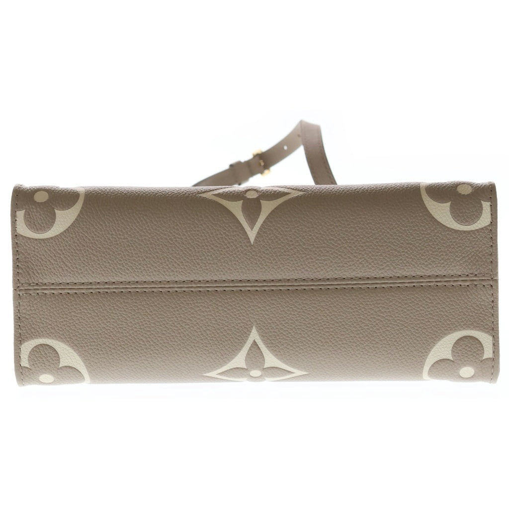 LOUIS VUITTON(ルイヴィトン) オンザゴーPM モノグラムアンプラント レザー 2WAY ハンド ショルダーバッグ トゥルトレール クレーム ベージュ M45779 レディース