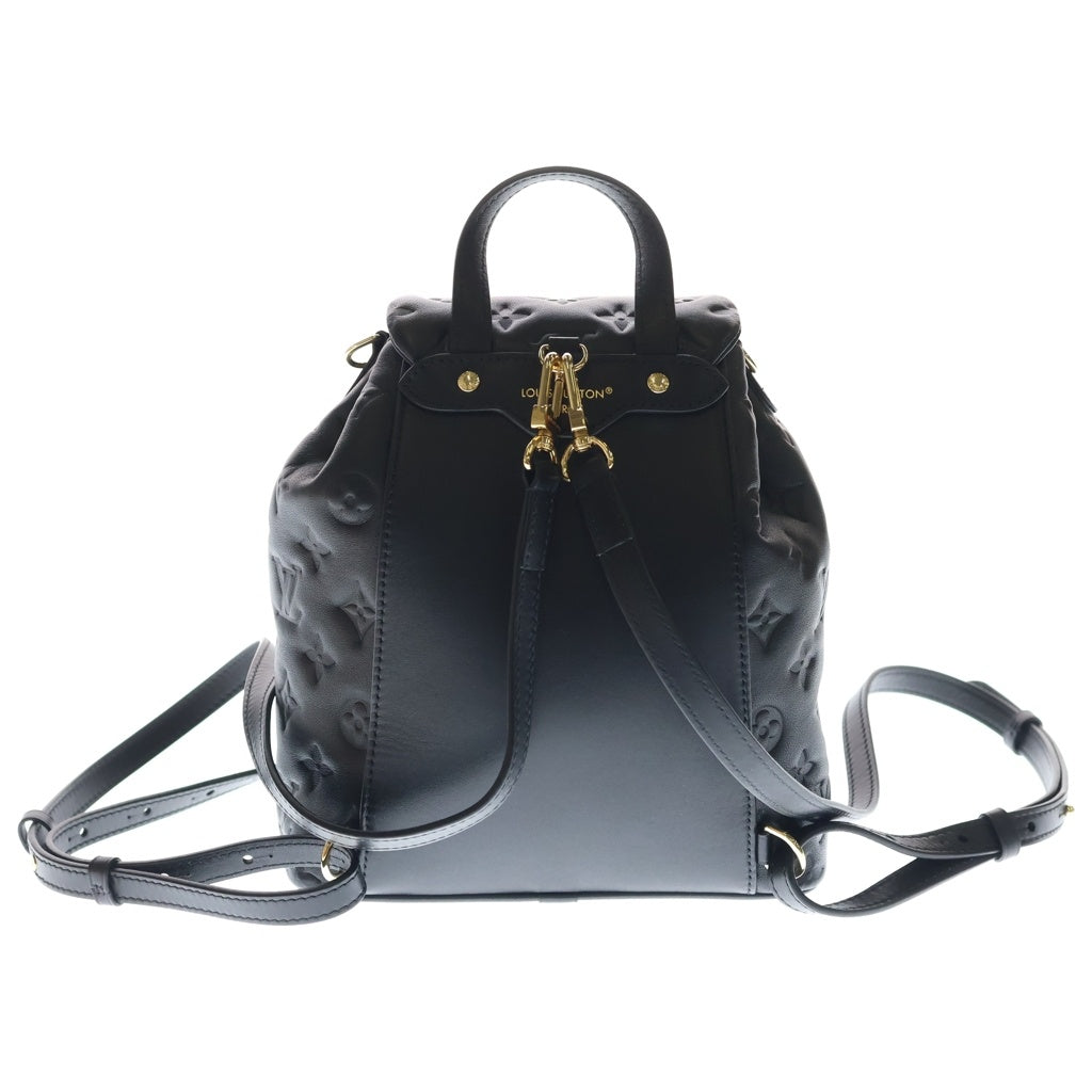 LOUIS VUITTON(ルイヴィトン) クッサン バックパック PM リュックサック バックパック ブラック レザー M13357 ゴールド金具 レディース
