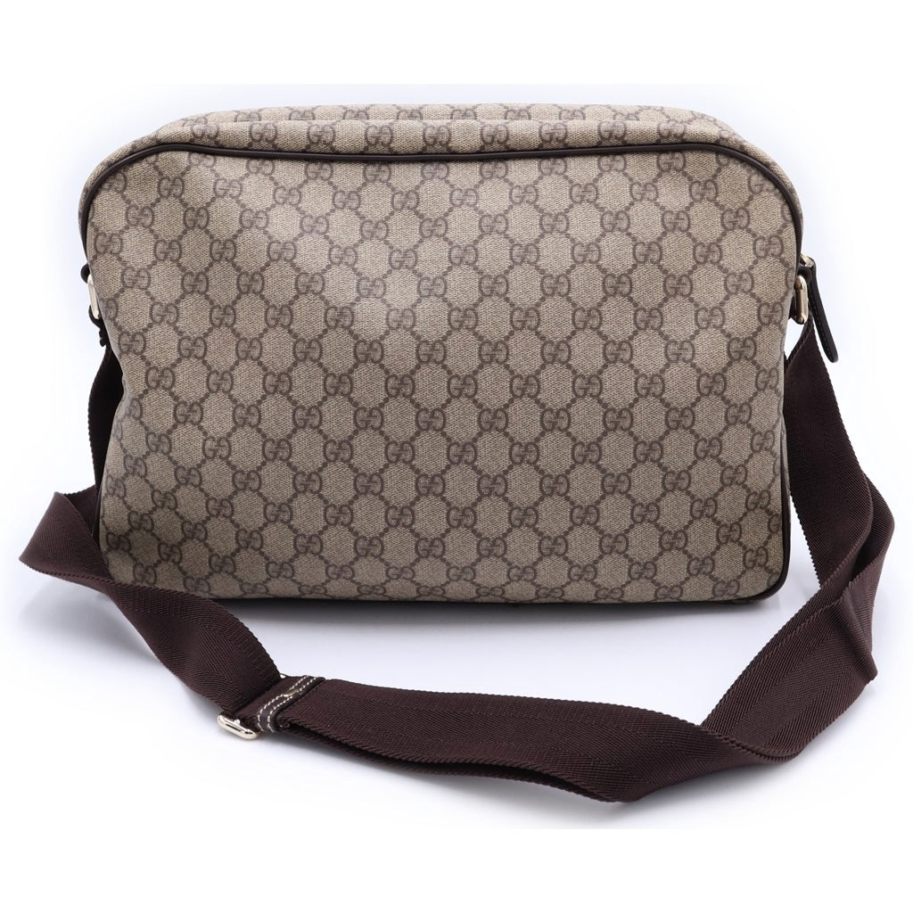 GUCCI(グッチ) GGスプリーム PVC レザー ショルダーバッグ ベージュ 211107