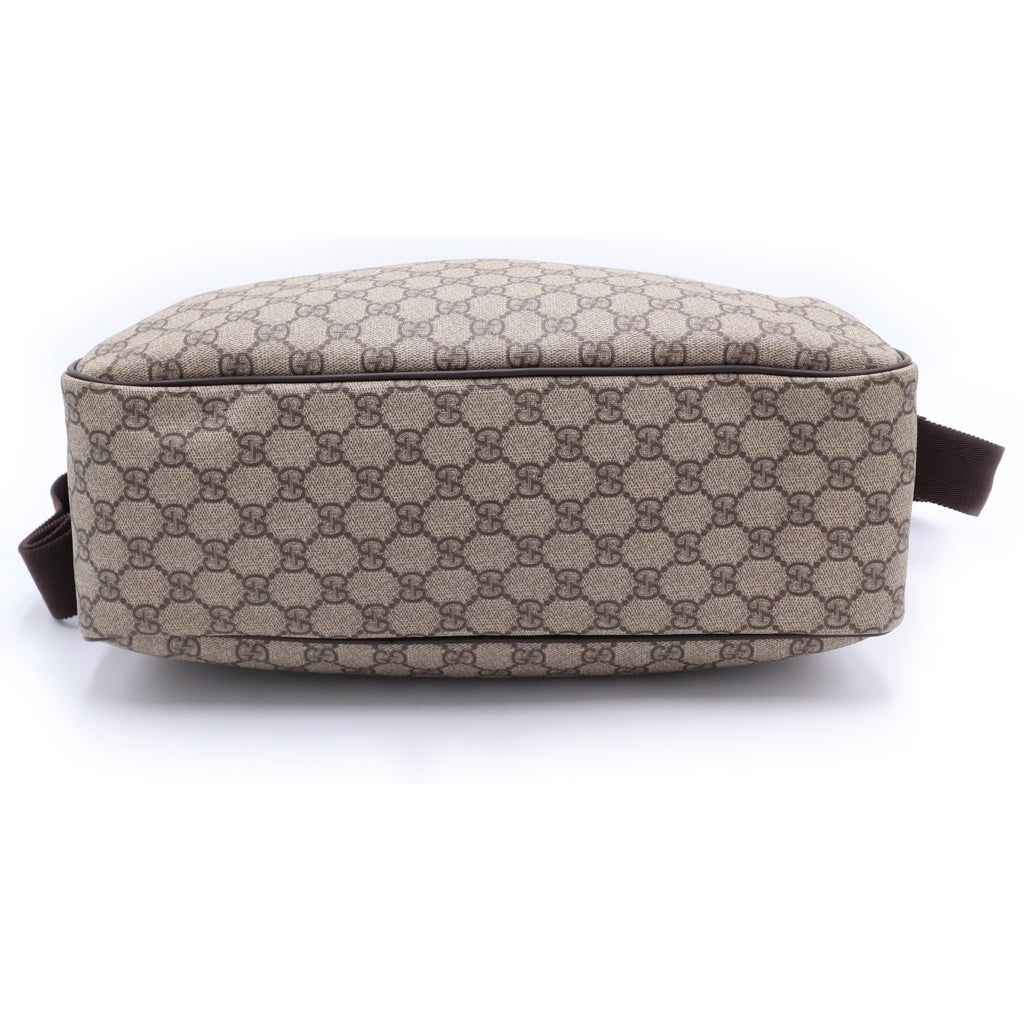 GUCCI(グッチ) GGスプリーム PVC レザー ショルダーバッグ ベージュ 211107