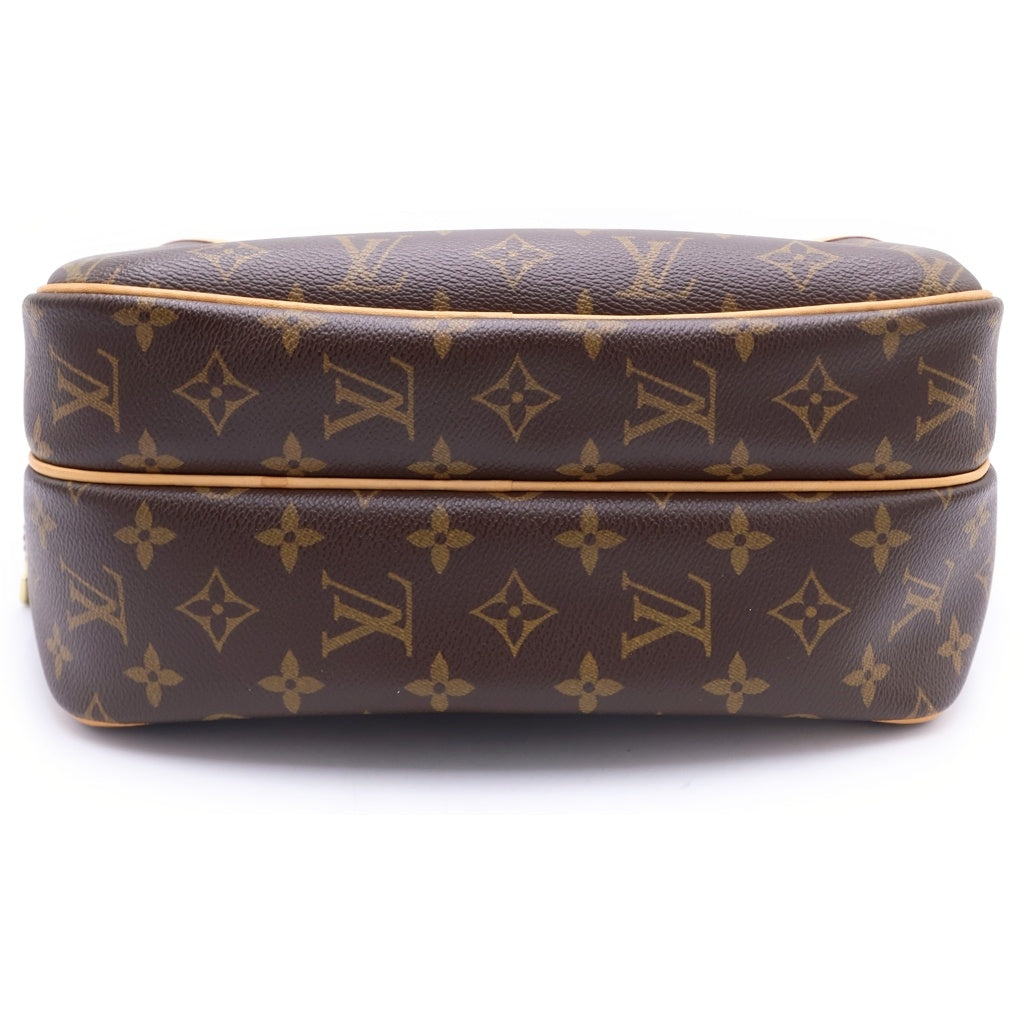LOUIS VUITTON(ルイヴィトン) モノグラム リポーターPM PVC レザー ショルダーバッグ ブラウン M45254 レディース