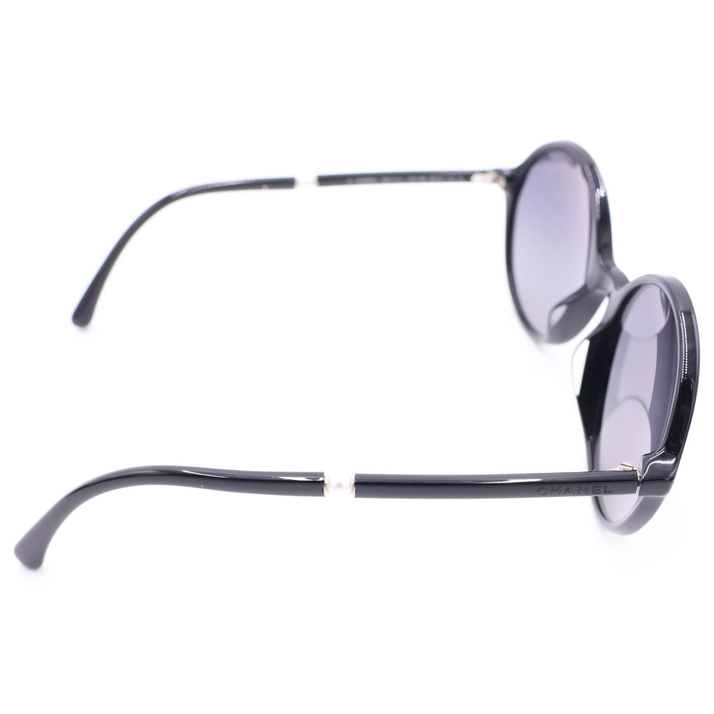 CHANEL(シャネル) フェイクパール ラウンドフレーム サングラス メガネ 眼鏡 アイウェア ブラック 5391-H-A c.501/S8 レディース