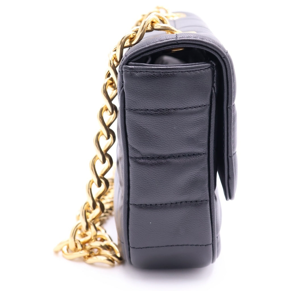 CELINE(セリーヌ) MATELASSE MONOCHROME マトラッセ モノクローム ショルダーバッグ キルティング ゴールド金具 ブラック 111273EYD レディース