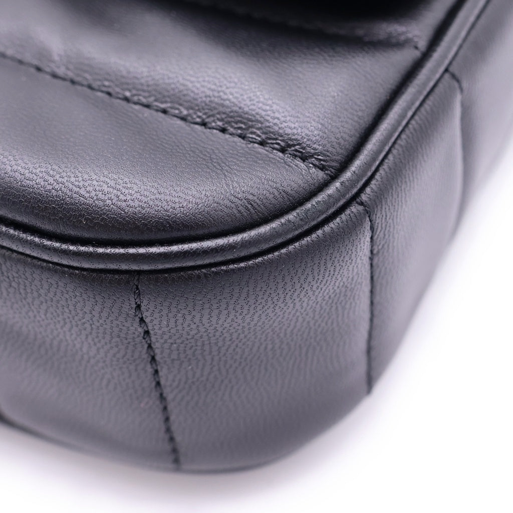 CELINE(セリーヌ) MATELASSE MONOCHROME マトラッセ モノクローム ショルダーバッグ キルティング ゴールド金具 ブラック 111273EYD レディース