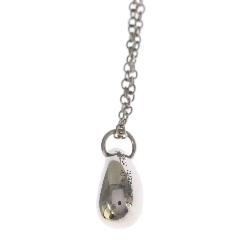 TIFFANY & Co.(ティファニー) エルサペレッティ ティアドロップ ネックレス Pt950 プラチナ ペンダント レディース