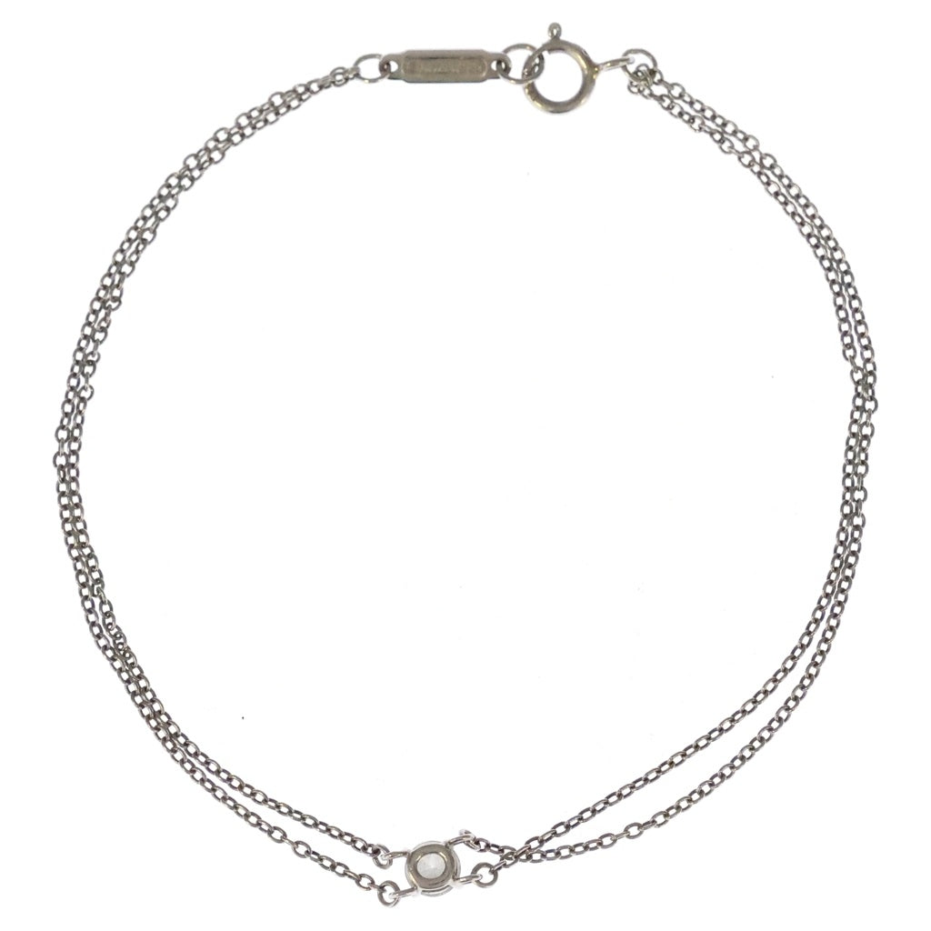 TIFFANY & Co.(ティファニー) ソリティア iPD ダイヤ チェーンブレスレット Pt950 プラチナ レディース