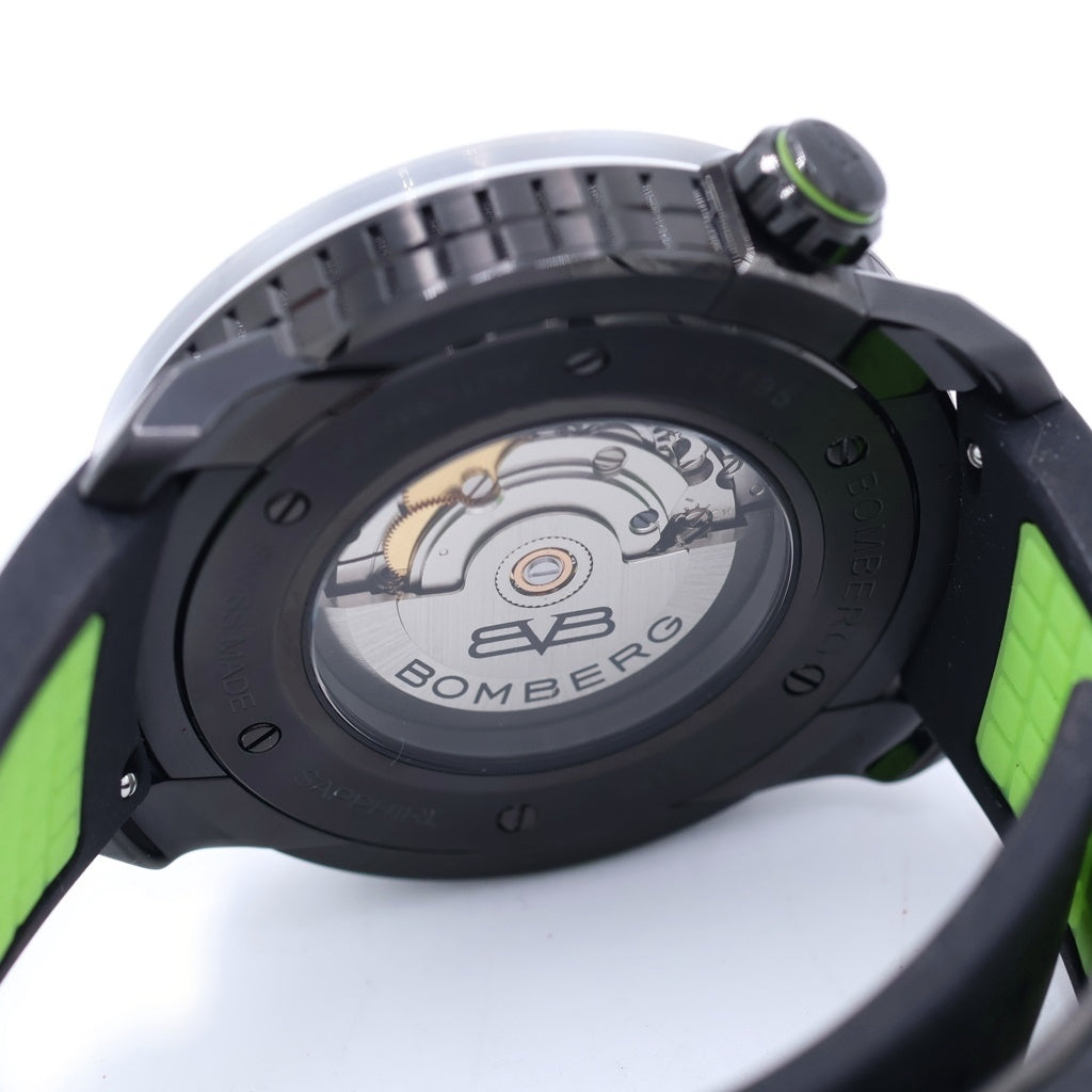BOMBERG(ボンバーグ) BB-01 オートマティック PVD 黒文字盤 ラバー