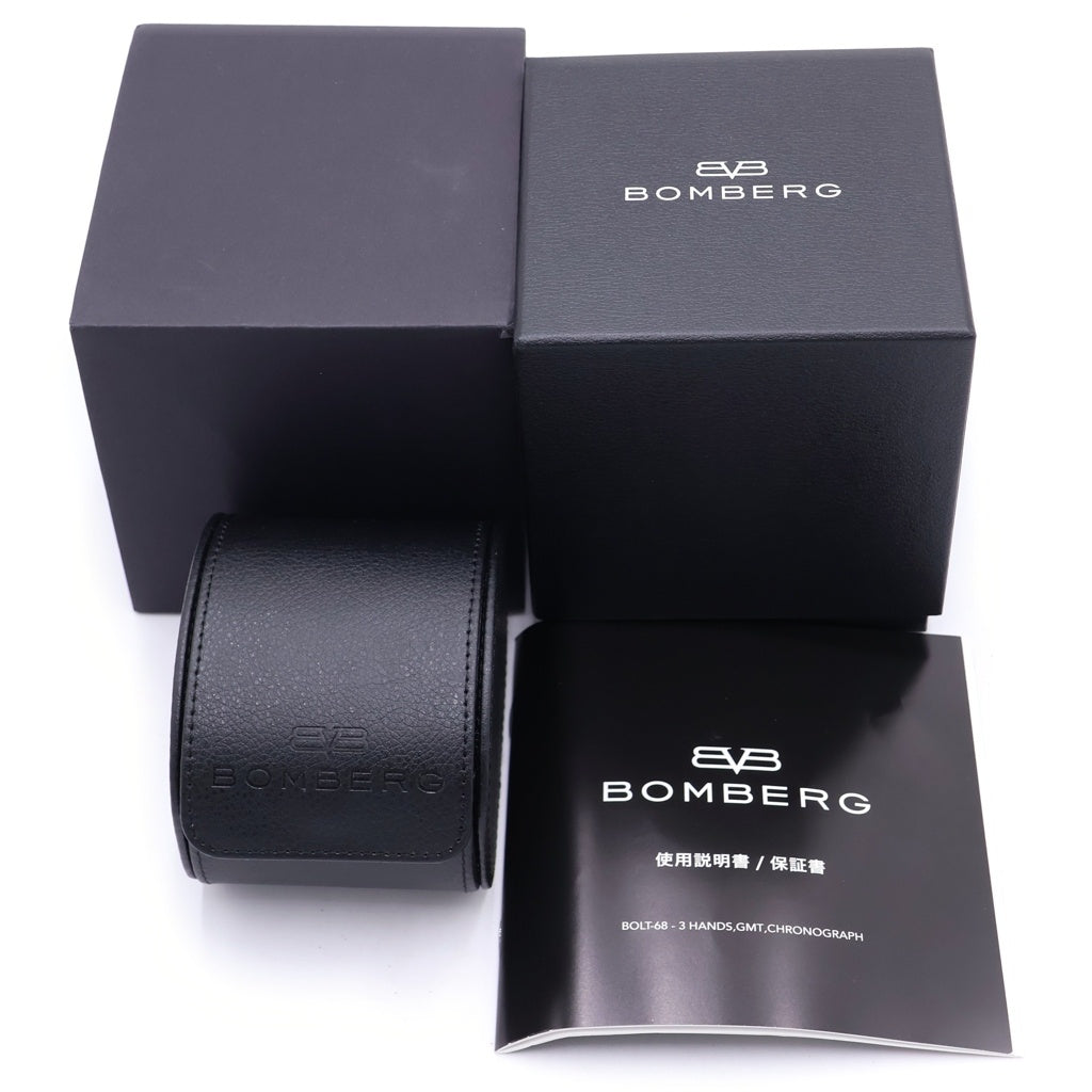 BOMBERG(ボンバーグ) BB-01 オートマティック PVD 黒文字盤 ラバー
