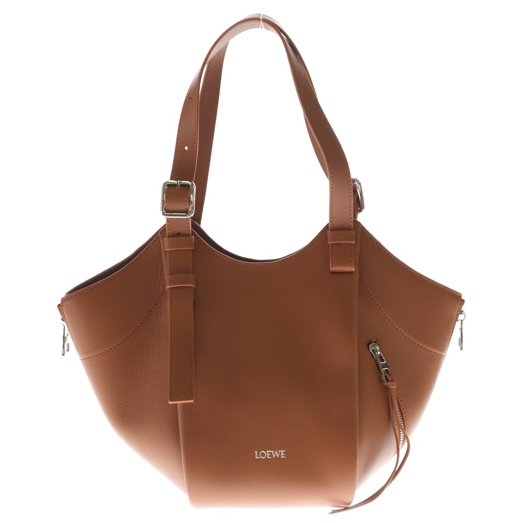 LOEWE(ロエベ) ハンモック フリップ クラシックカーフレザー 2WAY ハンドバッグ ショルダーバッグ A538HHBX07 ブラウン レディース
