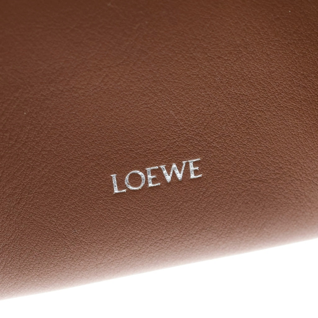 LOEWE(ロエベ) ハンモック フリップ クラシックカーフレザー 2WAY ハンドバッグ ショルダーバッグ A538HHBX07 ブラウン レディース