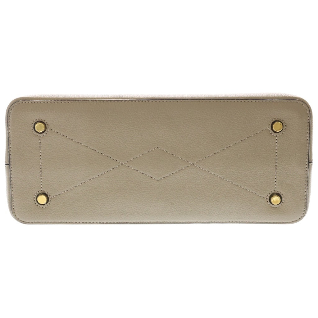 Mulberry(マルベリー) ミニシートン レザー 2WAY ハンド ショルダー バッグ ゴールド金具 ベージュ レディース