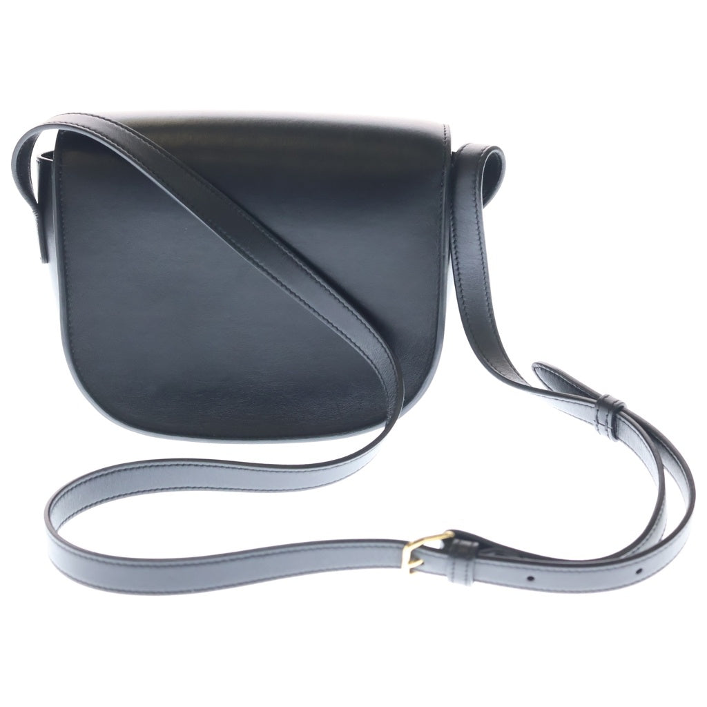 CELINE(セリーヌ) フォルコ キュイル トリオンフ カーフ ショルダーバッグ ブラック レディース