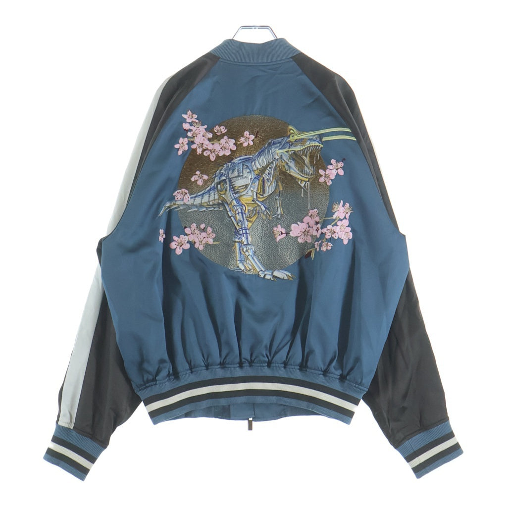 DIOR(ディオール) 19AW ×空山基 刺繍 スカジャン スーベニア ジャケット ブルー #52 933C435A4516