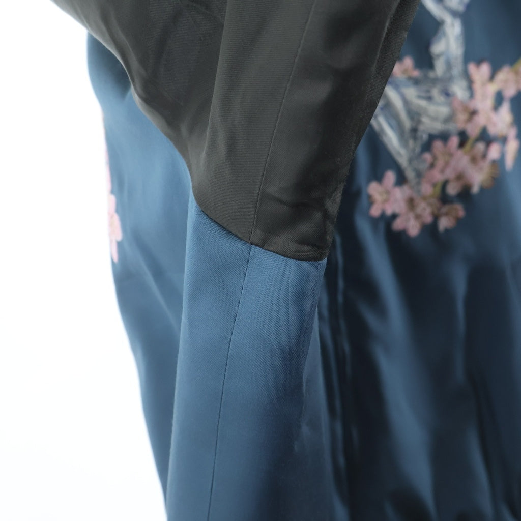 DIOR(ディオール) 19AW ×空山基 刺繍 スカジャン スーベニア ジャケット ブルー #52 933C435A4516
