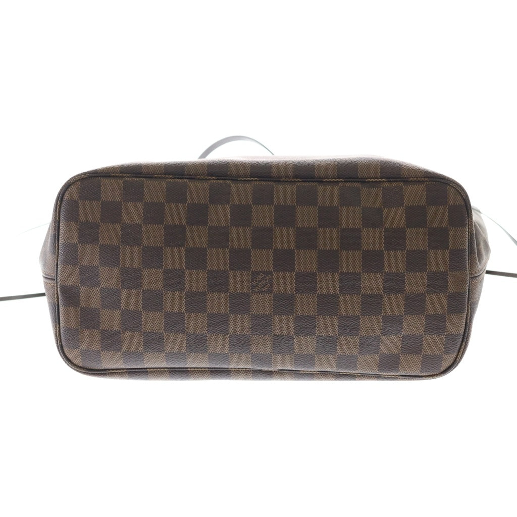 LOUIS VUITTON(ルイヴィトン) ダミエ ネヴァーフルMM トートバッグ ハンドバッグ ブラウン レザー×PVC N40599 ゴールド金具 レディース