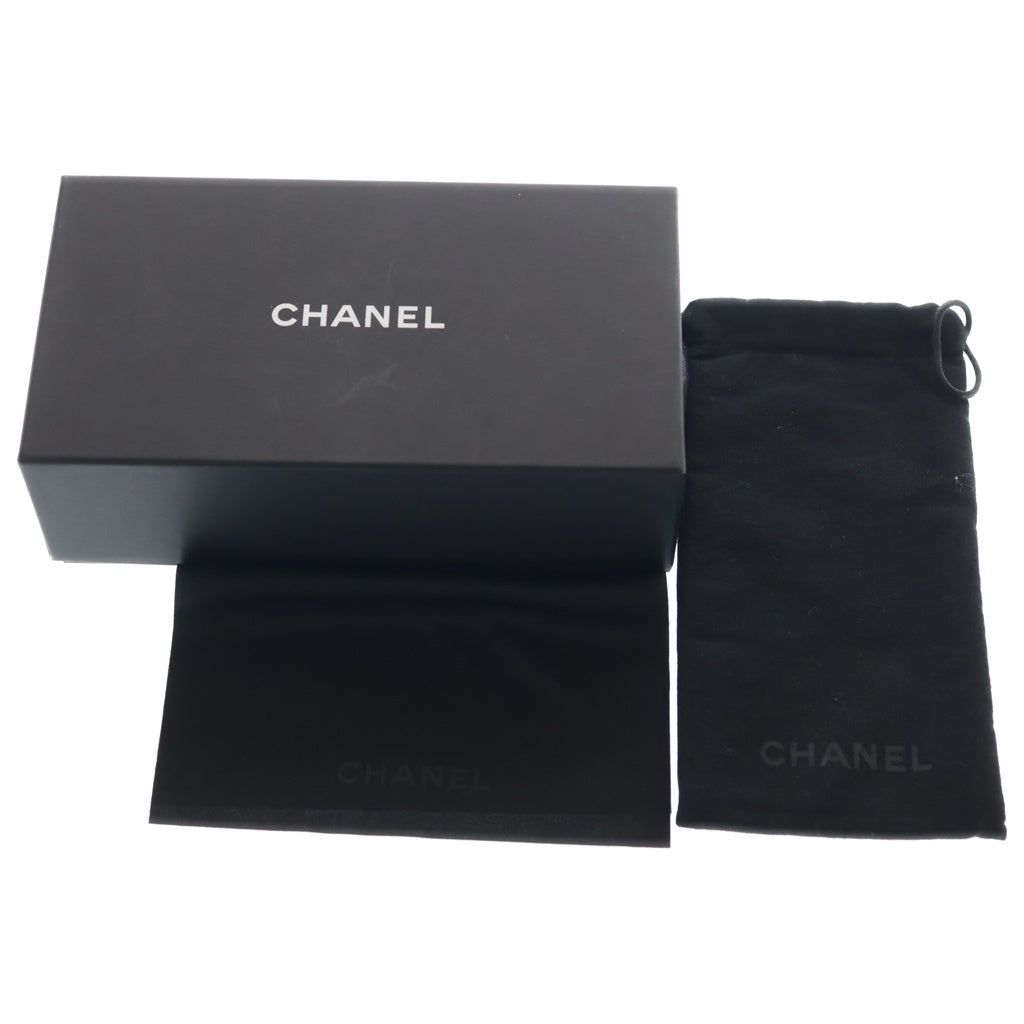 CHANEL(シャネル) オーバル サングラス ココマーク サイドフェイクパール ブラック 54□17 5544