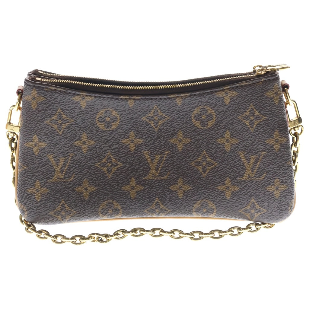 LOUIS VUITTON(ルイヴィトン) モノグラム ポシェット・リヴ チェーンショルダーバッグ クラッチバッグ ミニバッグ ブラウン PVC M83008 ゴールド金具 レディース