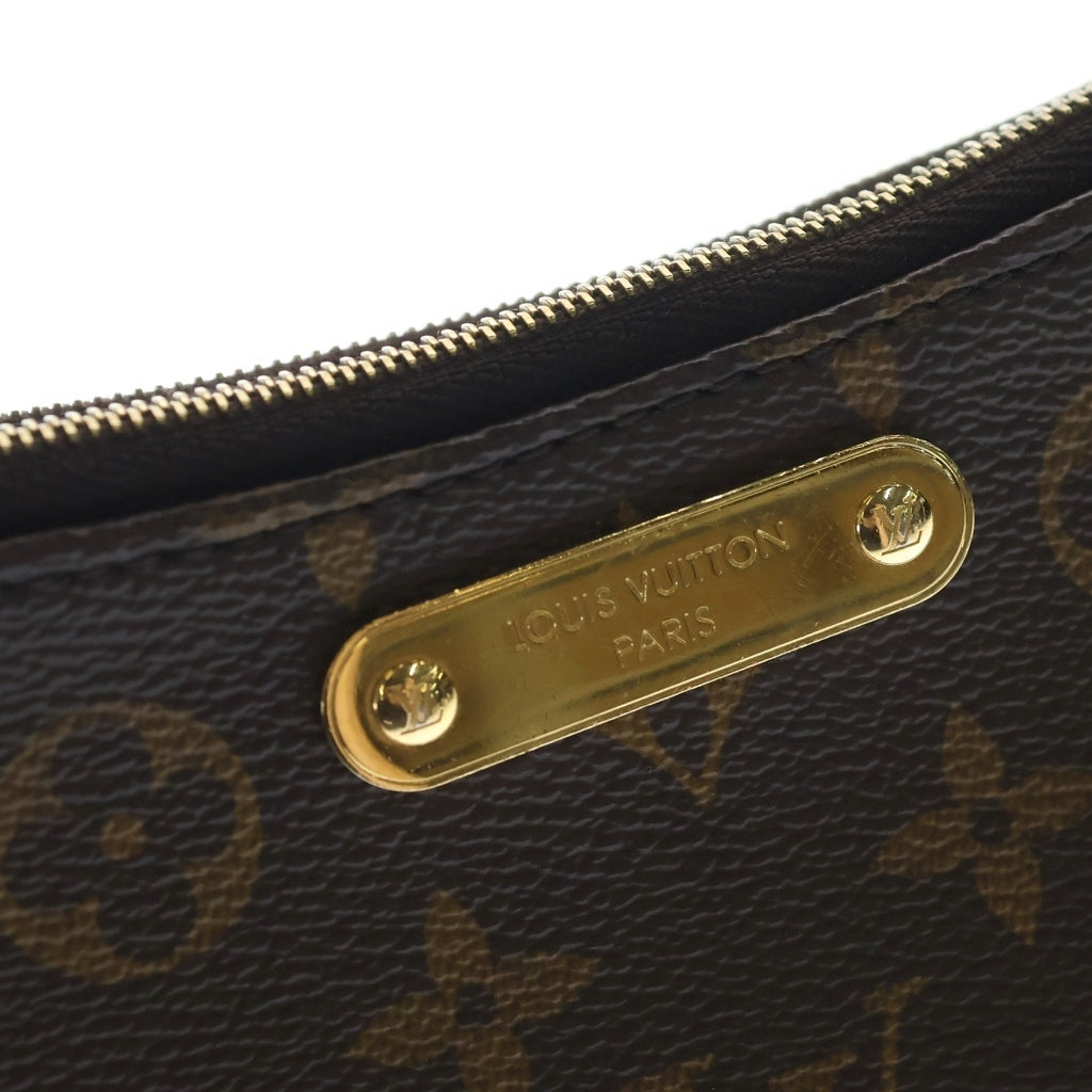 LOUIS VUITTON(ルイヴィトン) モノグラム ポシェット・リヴ チェーンショルダーバッグ クラッチバッグ ミニバッグ ブラウン PVC M83008 ゴールド金具 レディース