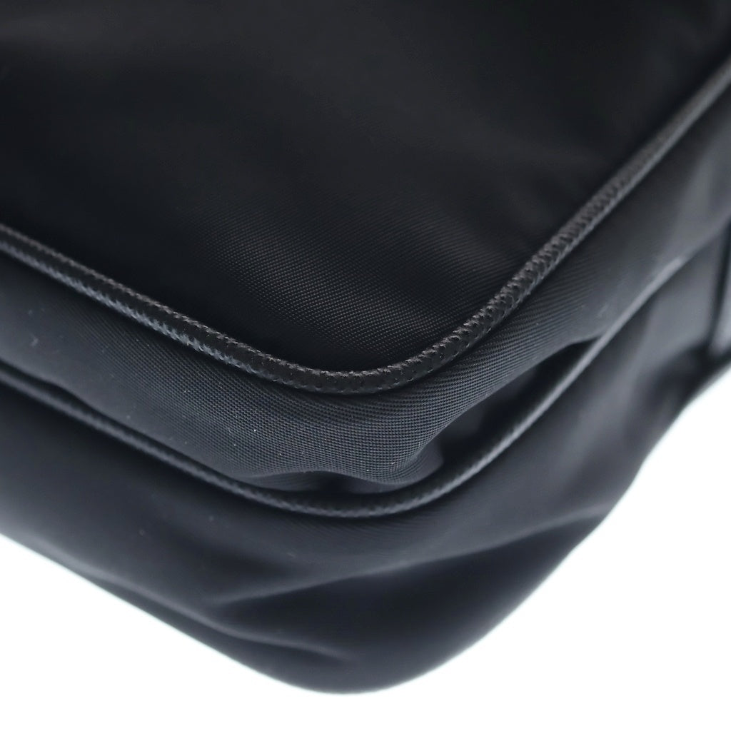 PRADA(プラダ) Re-Nylon リナイロン サフィアーノ ショルダーバッグ ブラック ナイロン レザー 2VH133 RFID レディース