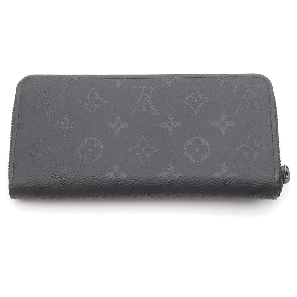 LOUIS VUITTON(ルイヴィトン) モノグラムミッドナイト ジッピー ウォレットホリゾンタル ブラック PVC レザー M28048 RFID