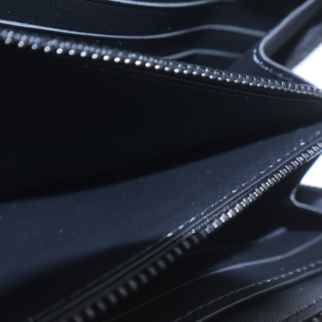 LOUIS VUITTON(ルイヴィトン) モノグラムミッドナイト ジッピー ウォレットホリゾンタル ブラック PVC レザー M28048 RFID