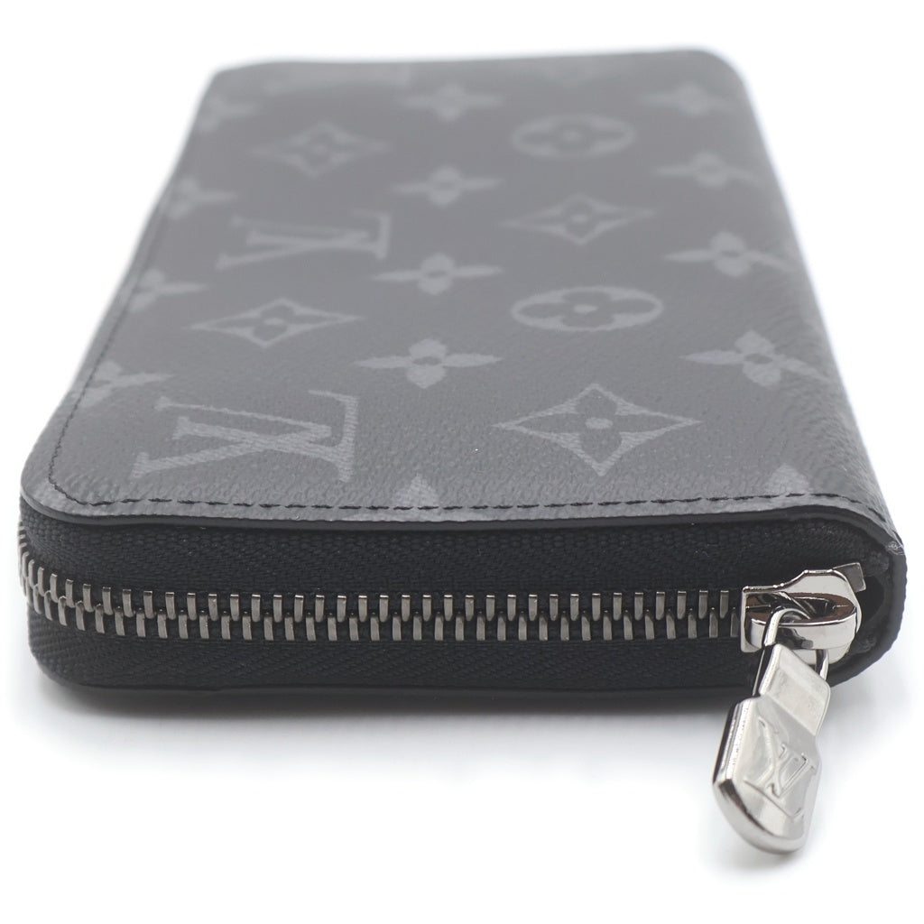 LOUIS VUITTON(ルイヴィトン) モノグラムエクリプス ジッピーウォレットホリゾンタル ブラック PVC レザー M11611 RFID レディース