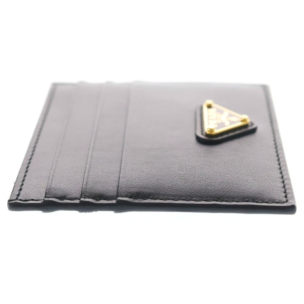 PRADA(プラダ) サフィアーノ トライアングルロゴ カードケース 名刺入れ ブラック レザー 1MC025 レディース
